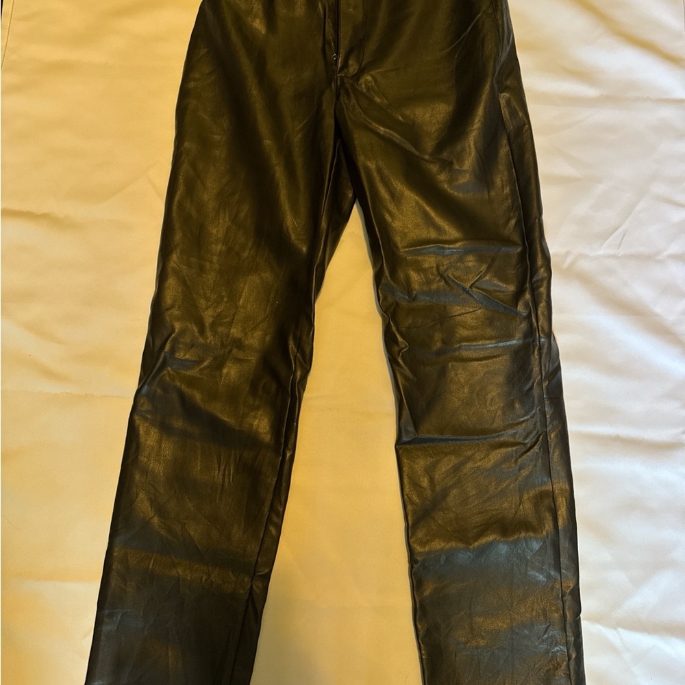 Black Leather Pants